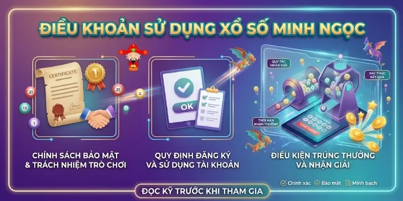 Giới thiệu quy định điều khoản sử dụng XS Minh Ngọc Giới thiệu quy định điều khoản sử dụng XS Minh Ngọc