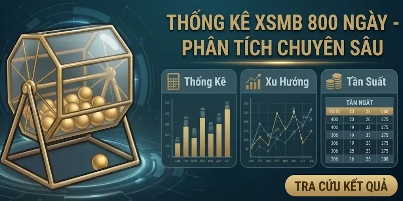 XSMB 800 Ngày - Báo Cáo Phân Tích Dữ Liệu Từ 21 600 Giải